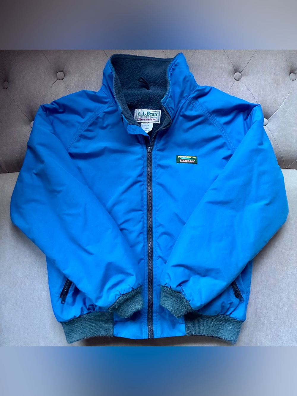 Vintage LL Bean Three Season Warm-Up Jacket, women’s medium